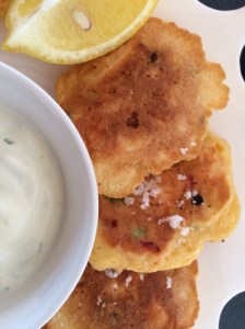 Salmon fritters