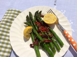 Roasted asparagus