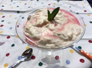 Rhubarb fool
