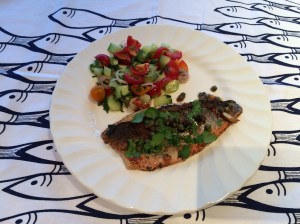 Chermoula style fish