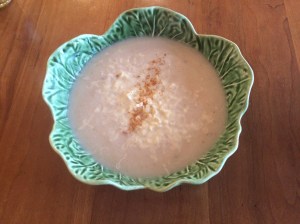 Cauliflower cheese soup