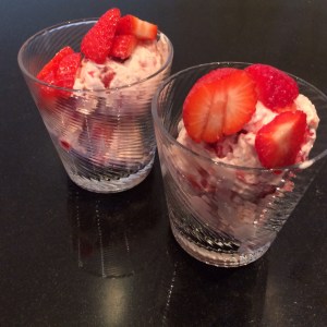 Strawberry icecream