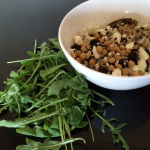Harrissa salad with lentils