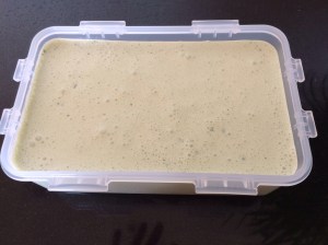 Basil ice cream 