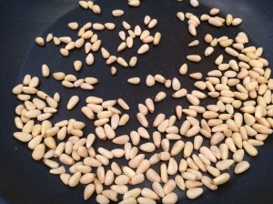 Toasted pinenuts