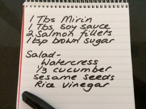 Mirin salmon ingredients