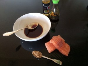 Mirin salmon ingredients