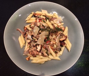 Mushroom pasta