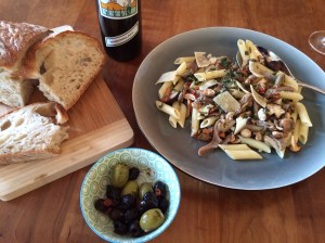 Mushroom pasta