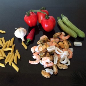 Saffron seafood ingredients pic