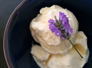 Lavender icecream