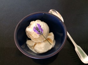 Lavender icecream