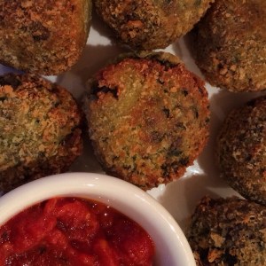 Little mushroom fritters