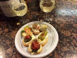 Cichetti at Cantine del vino