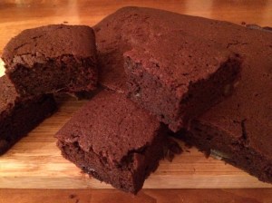 Chocolate and orange brownies