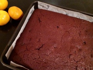 Chocolate orange brownies